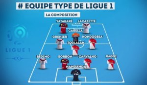 L'équipe type de la 22ème journée de Ligue 1 !