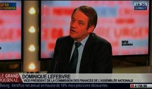 Dominique Lefebvre, vice-président PS de la commission des finances à l’Assemblée nationale, dans Le Grand Journal – 29/01 2/4