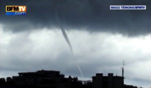 A twister in Antibes (France)