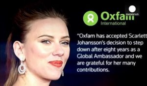 Scarlett Johansson n'est plus l'ambassadrice d'Oxfam