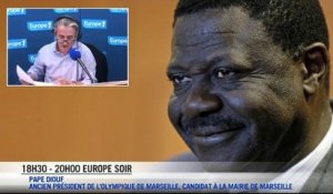Pape Diouf : "Si je peux être le premier maire noir d'une grande ville en France j'en serai ravi"