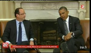 Barak Obama / François Hollande "Arrête le scooter" - Archive INA