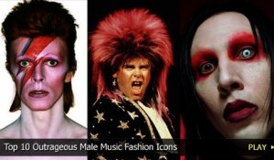 Top 10 Outrageous Male Music Fashion Icons