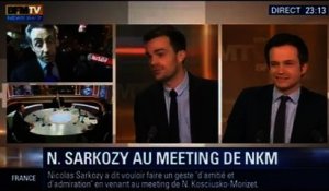 Le Soir BFM: Meeting au gymnase Japy: NKM avait-elle besoin de la présence de Sarkozy ? - 10/02 4/5