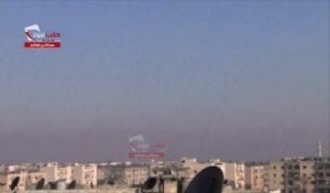 Un baril d'explosif tombe sur Alep