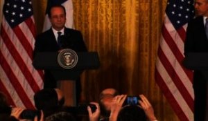 Obama salue le "courage et la détermination" de François Hollande - 11/02