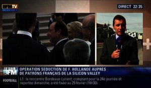 Le Soir BFM: François Hollande en visite dans la Silicon Valley - 12/02 2/7