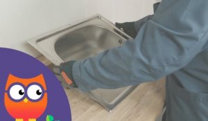 Comment encastrer un évier dans un plan de travail (Ooreka.fr)