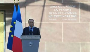 Discours au Mont-Valérien en hommage à la Résistance