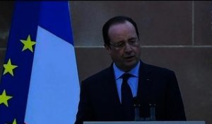 François Hollande présente les nouveaux "Panthéonisés" - 21/02