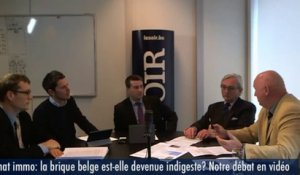 La crise, l’immobilier belge ne la sent pas