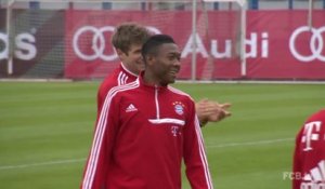 Le moment de solitude de David Alaba lors d'un toro du Bayern