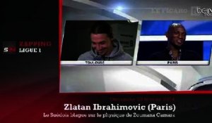 Zap'Foot: Ibrahimovic à un coéquipier: "T'es encore plus moche à la télévison"