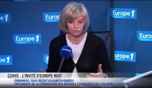 Emmanuel Faux reçoit Elisabeth GUIGOU présidente de la commission des affaires étrangères de l'Assemblée Nationale