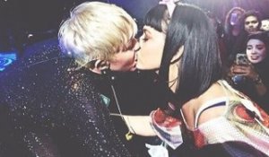 Bisou de Miley Cyrus et Katy Perry