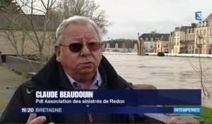 Saint-Nicolas-de-Redon se protège des inondations JT France3 Bretagne du 17 février 2014