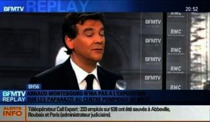 BFMTV Replay: Arnaud Montebourg n'ira pas à l'exposition sur les paparazzi au centre Pompidou de Metz - 26/02