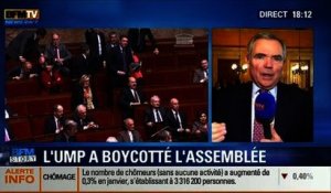 BFM Story: Les députés UMP boycottent les questions au gouvernement à l’Assemblée nationale - 26/02