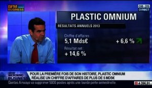 Chiffre d'affaires de Plasctic Omnium: plus de 5 milliards d'euros, une première, Laurent Burelle, dans GMB – 27/02