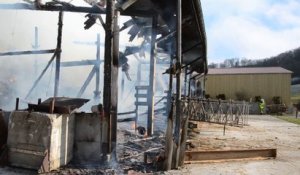 Haut-Doubs : incendie d'une ferme à Aubonne (2/2)