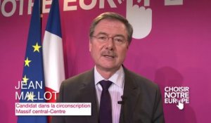Jean Mallot - Lancement de la campagne des européennes «Choisir notre Europe»