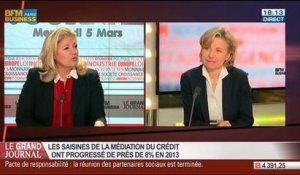 Jeanne-Marie Prost, médiatrice nationale du crédit aux entreprises, dans Le Grand Journal - 05/03 1/4