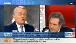 BFMTV Replay: "L'objectif n'est pas la popularité mais la baisse du chômage", Jean-Marc Ayrault - 06/03