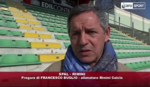 Icaro Sport. Spal-Rimini, intervista a Francesco Buglio