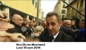 Nicolas Sarkozy s'offre un bain de foule à Nice