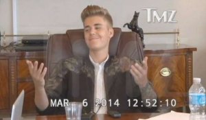 Justin Bieber Acts Smug at Deposition