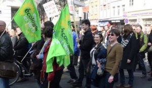 Manifestation des intermittents du spectacle à Lille