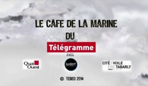 Le Café de la Marine du Télégramme avec Roland Jourdain et Martin Le Pape