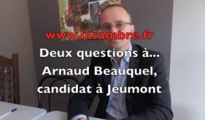 Municipales : deux questions à... Arnaud Beauquel, candidat à Jeumont
