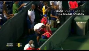 Tennis - Grigor Dimitrov arrête un match pour aider une ramasseuse de balle malade