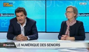 La "Silver économie": le numérique des seniors: Nadia Frontigny, Bruno Vanryb et Erwan Lestrohan, dans 01Business - 12/04 3/4