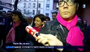 Municipales : derniers meetings à Paris