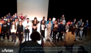 Ces élèves d'Argenteuil et d'Aubervilliers répètent à l'Opéra