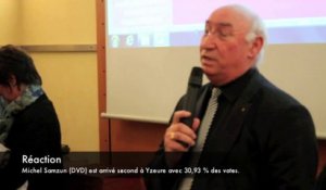 Réaction de Michel Samzun (DVD) Municipales Yzeure