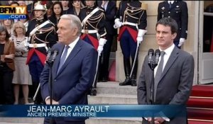 Ce qu'il fallait retenir de la passation de pouvoir entre Ayrault et Valls - 01/04