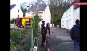 Châteaulin. Deux maisons détruites par un incendie