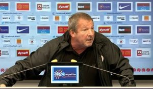 Rolland Courbis avant EAG-MHSC (32e journée L1)