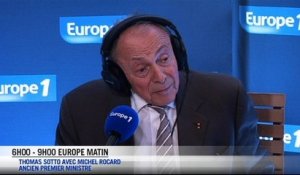 Pour Rocard, la constitution du gouvernement "va trop vite"