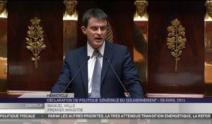 Manuel Valls : "zéro charges pour l'employeur d'un salarié payé au SMIC"