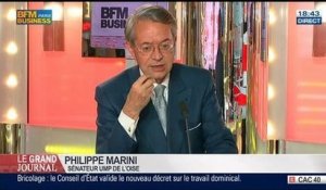 Philippe Marini, président de la Commission des Finances du Sénat et sénateur UMP de l'Oise, dans Le Grand Journal - 10/04 4/5