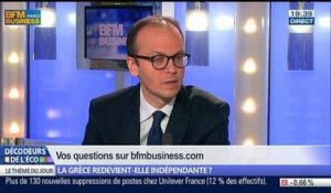 La Grèce redevient-elle indépendante ?, dans Les Décodeurs de l'éco - 10/04 2/5