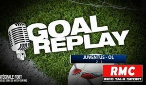 Juventus - OL : le Goal Replay avec le son de RMC Sport