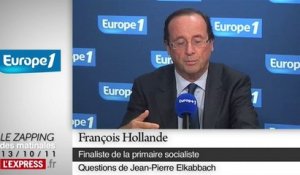 Aubry: "Hollande essaye de passer entre les gouttes" / Le Zapping des matinales