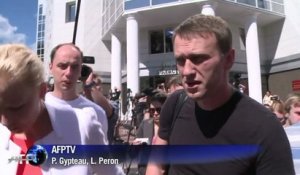 Navalny remis en liberté