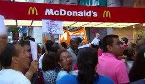 Grève chez Ronald McDonald's