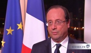 Déclaration de Hollande sur l'affaire du tireur de Paris